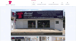 Desktop Screenshot of abricot.com.br