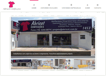 Tablet Screenshot of abricot.com.br